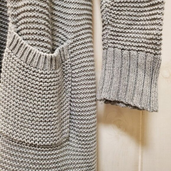 Long Button Front Cardigan Kenneth Cole w/ Pockets! Size L 100% Cotton - Picture 8 of 15